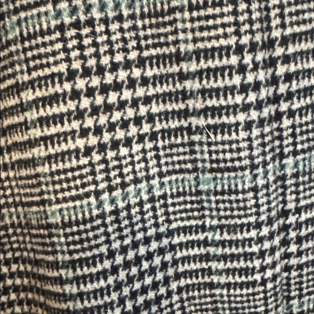 Abercrombie & Fitch Gray Plaid Trench Coat - Picture 8 of 13